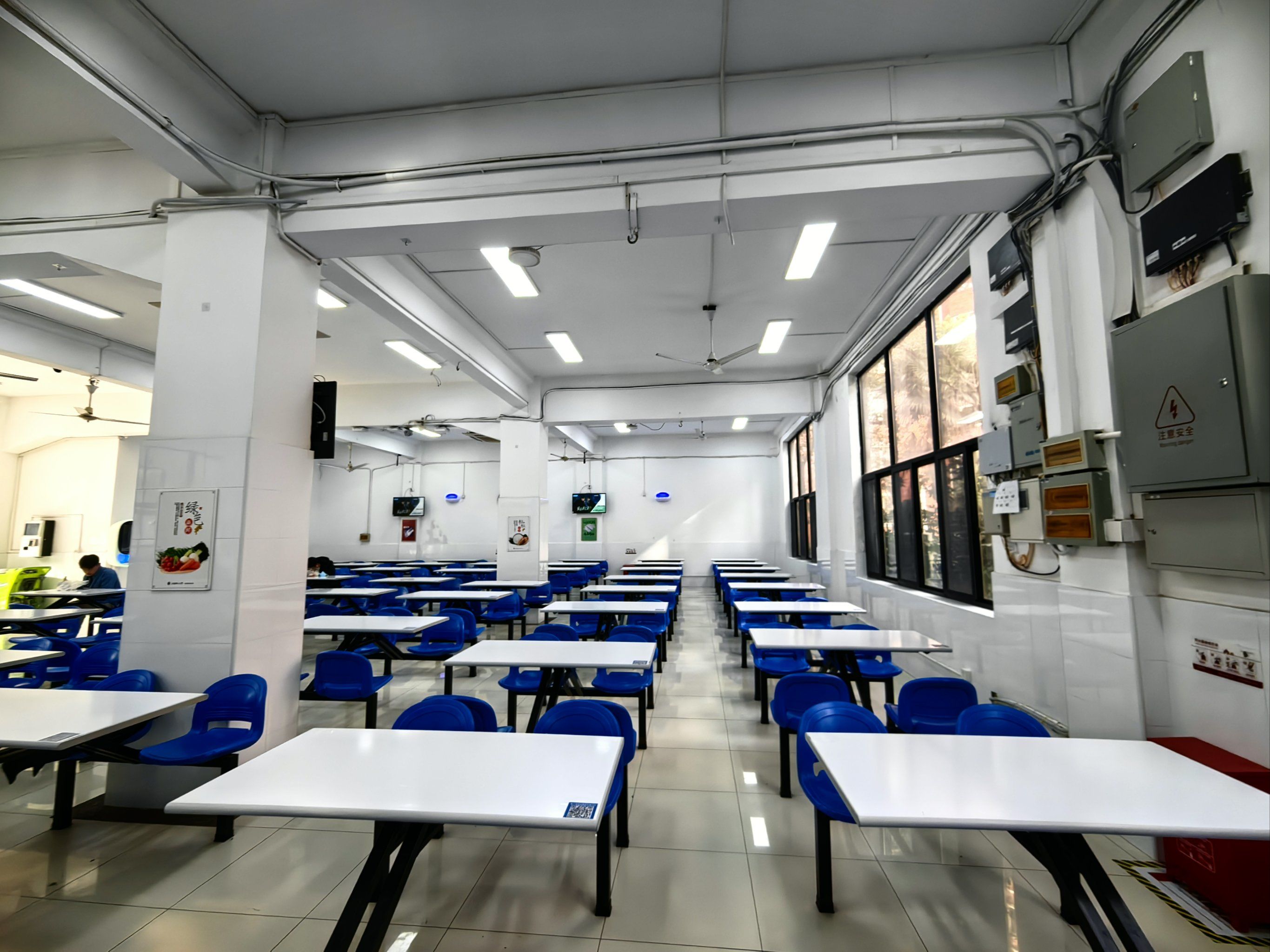 学校的食堂和早饭～今天一日一餐