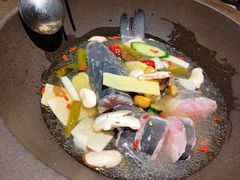 青椒紫苏锅-鲜潭蒸汽石锅鱼(五道口购物中心店)