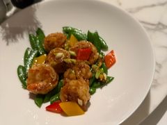 蜜豆如意XO酱炒虾球-宝丽轩中餐厅BAOLIXUAN