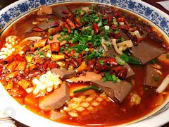 青椒毛血旺-百年神厨·地道川菜(清江西路店)