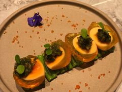 炭火烤椒灰皮蛋-渔语鱼新川菜Bistro(万象天地店)