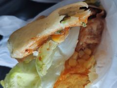 -小红车炸蛋葱油饼