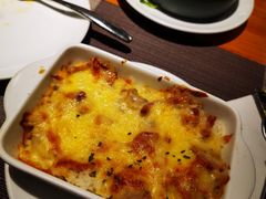 培根蘑菇奶油芝士焗饭-新贝乐意大利餐厅(苏州中心店)