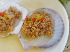 蒜蓉粉丝蒸扇贝-港畔赶海蒸汽海鲜烧烤自助(仙螺岛店)