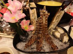 -鲜入围煮花胶鸡海鲜火锅