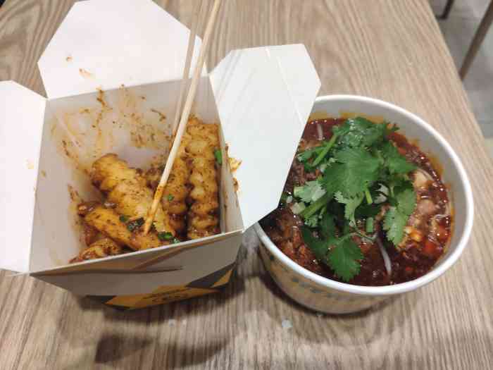 莱得快(融锦城店)-"疯狂土豆吃起来有点带生,不是很喜欢,其他.