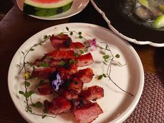鱼子黑猪肉叉烧-肴约·花园式餐厅(湖里店)
