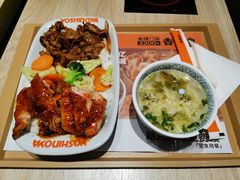 炙烧豚肉鸡排双拼饭2件套-吉野家(复兴路第二餐厅店)