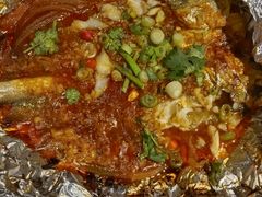 锡纸大黄花-街角等你.大连海鲜烧烤(西安路店)