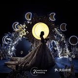 金光闪闪的星河婚礼,不一样的星系风格