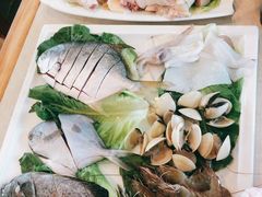 糟粕醋海鲜火锅-银泰阳光度假酒店-海悦轩中餐厅(海花路店)