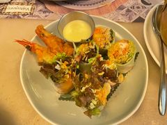 酥炸老虎虾香芒米纸卷配榴莲汁-CHINCHIN 青青·泰国料理(万象食家店)