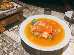 上汤西兰花-绿茶餐厅(西湖银泰百货店)