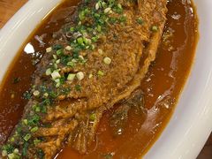煎烧黄河大鲤鱼-老雒阳面馆·水席(定鼎门店)