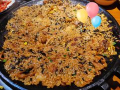 铁板炒饭-红辣椒八爪鱼特色韩国料理