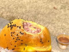 南瓜红豆乳酪贝果-沁屋面包店(人民东路店)