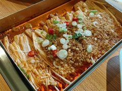 蒜蓉金针菇-街角等你.大连海鲜烧烤.经典铁板海鲜串(西安路店)