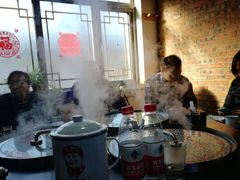 自助取餐区-缘福乡村铁锅炖民宿(八达岭店)