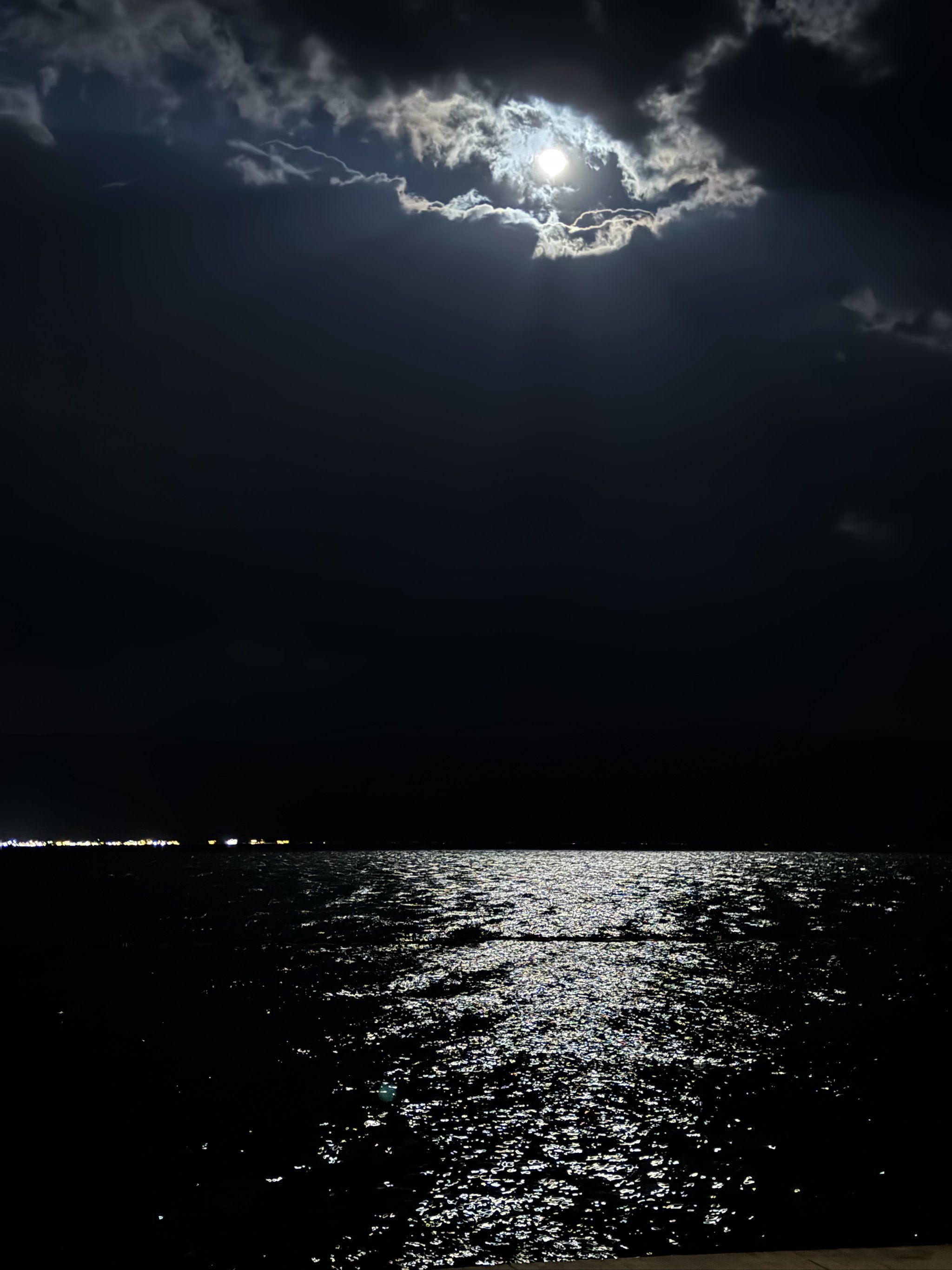 大理洱海的月夜