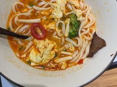 番茄菌菇鸡蛋面-陳八两面家(滨江天街店)