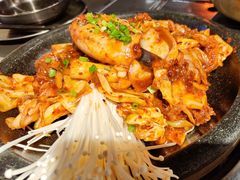 招牌辣鱿鱼五花肉煲-HOTISLAND海鸡岛·韩国料理(江南西店)