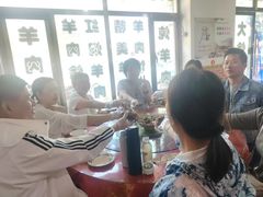 -陕北农家小吃风干羊肉剁荞面