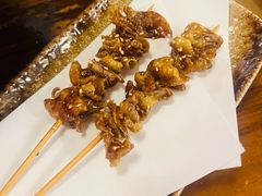 烤鸡皮-百步拉面