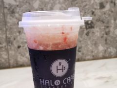 草莓冰茶-HALO CAFE(江海中环广场店)
