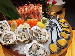 生蚝刺身-花和海鲜自助(梅江店)