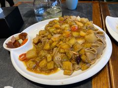 酸菜茄条扒莜面-紫泥369粗粮季(鼓楼店)