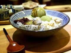 抹茶白玉赤豆碗-半饱日式甜品(ifs国际金融店)