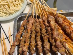 碳烤羊肉串-百味源炭火烤翅 ·夜市大排档(酒仙桥店)