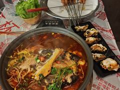 -疆巴焰·新疆羊肉串大王·暖身羊肉煲(雅宝新城店)