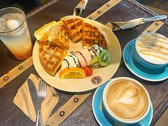 水果冰淇淋松饼-漫咖啡(银泰创意城店)