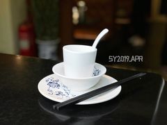 餐具摆设-晚归月亮湾私家菜(临邑路店)