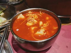 嫩豆腐汤-西塔老太太泥炉烤肉