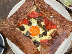 鸡蛋蘑菇熏肉荞麦可丽饼-RAC BAR(安福路店)