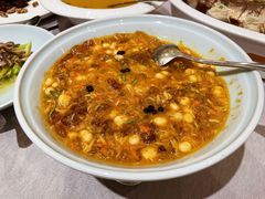 蟹粉芽米烩桃胶-新光酒家·河豚·海鲜·蟹料理(浦东店)