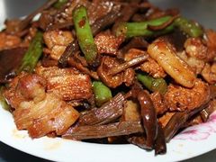 茶树菇炒肉-粥旺庄(芳村店)
