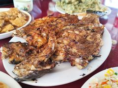 -北京龙庆四季香农家饭庄·灶台鱼·碳烤虹鳟鱼(龙庆峡店)