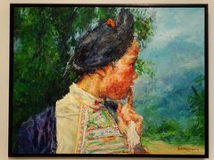 谢东明·油画《大山深处》-上海油画雕塑院