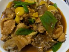 板栗烧鸡-天乐农家鱼头王(天目湖店)
