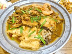 -东来菜馆•手抓海鲜家常菜•海鲜锅贴(鸽子窝店)