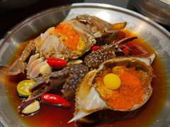 -草家酱蟹炭火烤肉店(珲春南路一店)