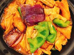 红烧支竹斑腩煲-新宝餐厅(流塘店)
