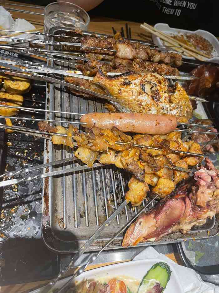 一只羊烧烤(汤山店)-"在汤山吃过最干净的一家烧烤,吃了很多次,.