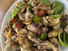 干煸鱿鱼-满口香饭店