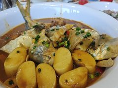 鲳鱼烧年糕-好兄弟郭巨海鲜(天一阁店)