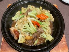 烧鹅焖台山花菜-长禧家.珑厨(东风东路店)