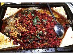 重庆豆花烤鱼-探鱼·鲜青椒爽麻烤鱼(广州花都来又来店)